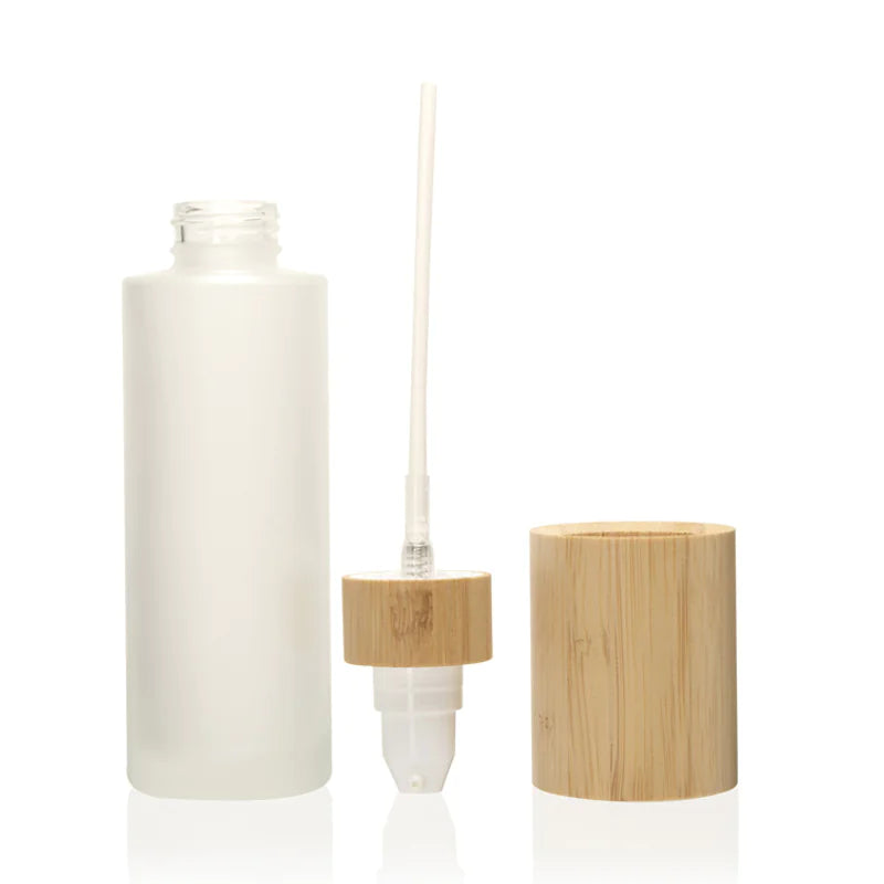 Bamboo Glass Lotion Bottle