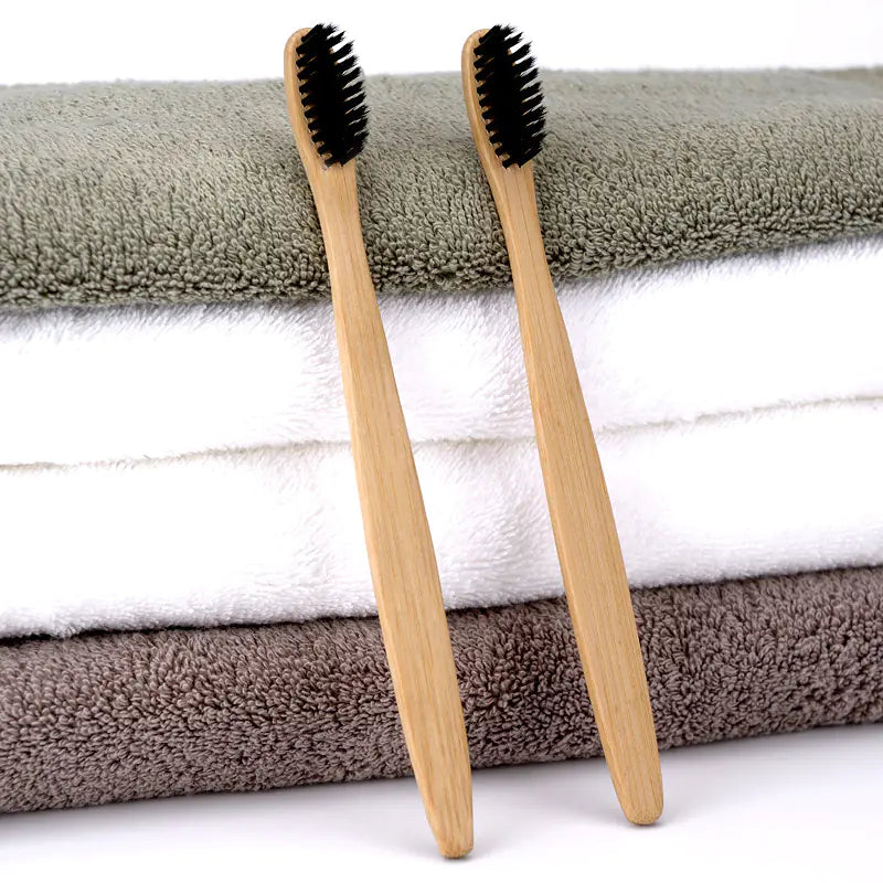 Bamboo Charcoal Custom Toothbrush