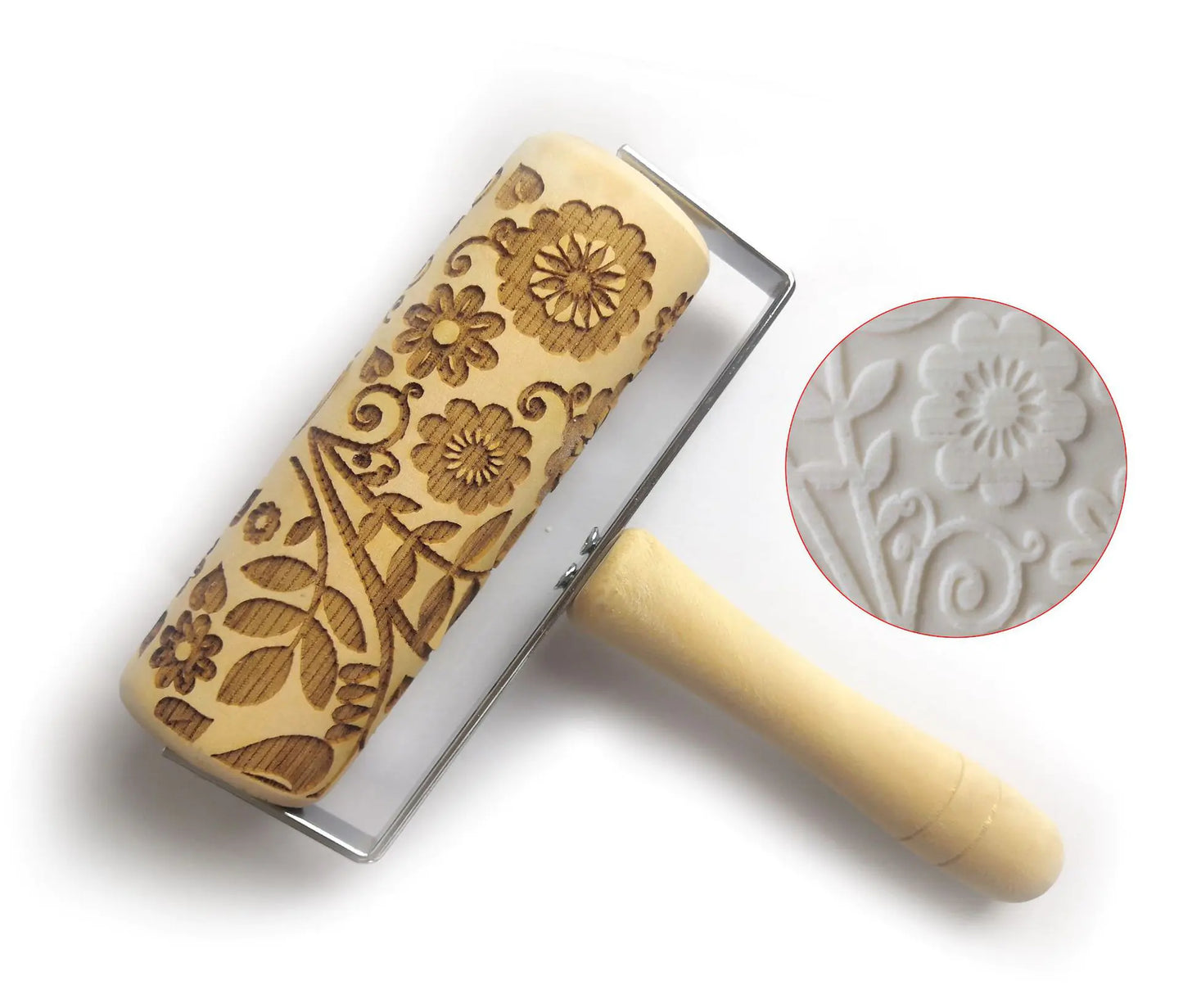Christmas Print Eco-Friendly Kitchenware Rolling Pin