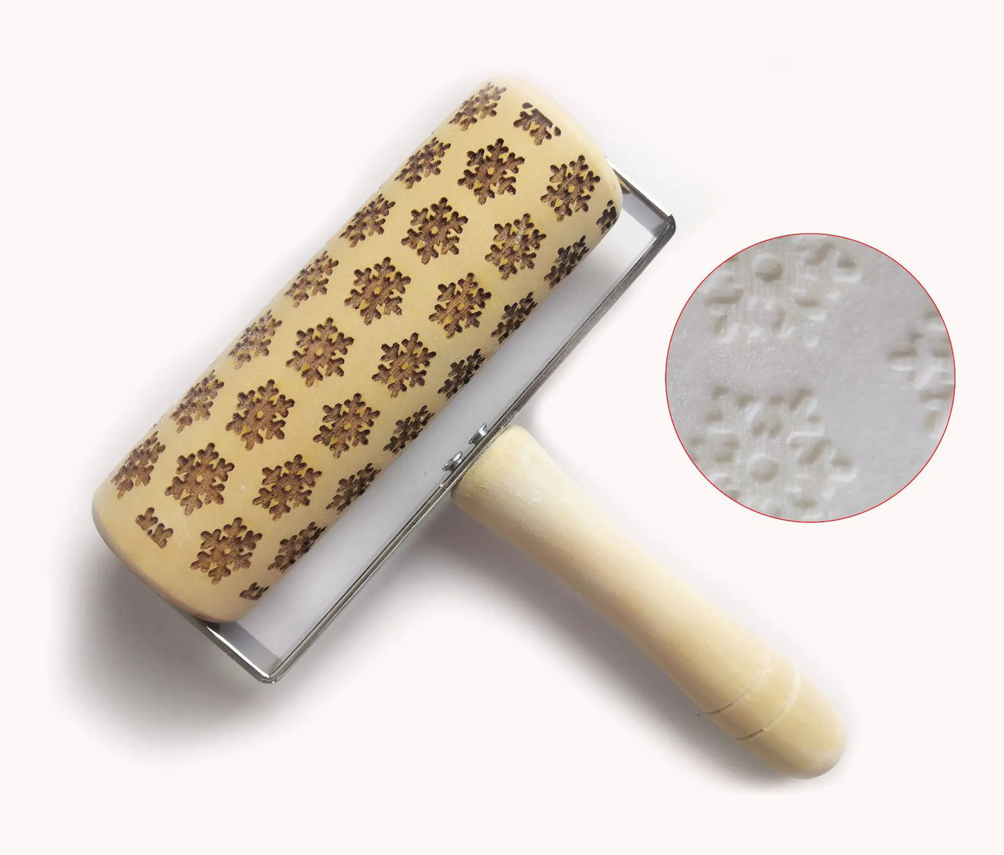 Christmas Print Eco-Friendly Kitchenware Rolling Pin