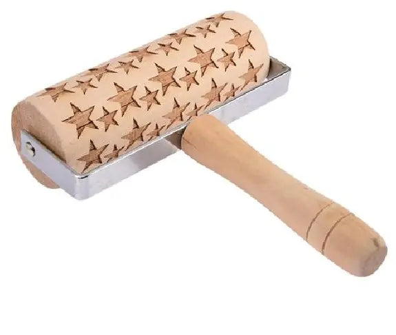 Christmas Print Eco-Friendly Kitchenware Rolling Pin