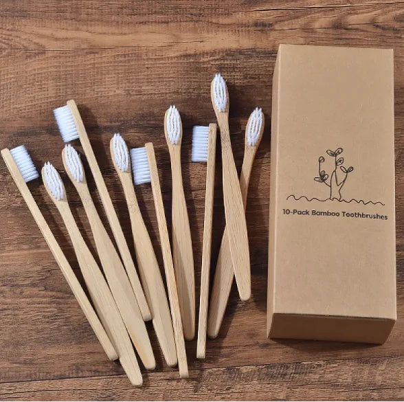 Mixed Color Bamboo Toothbrush